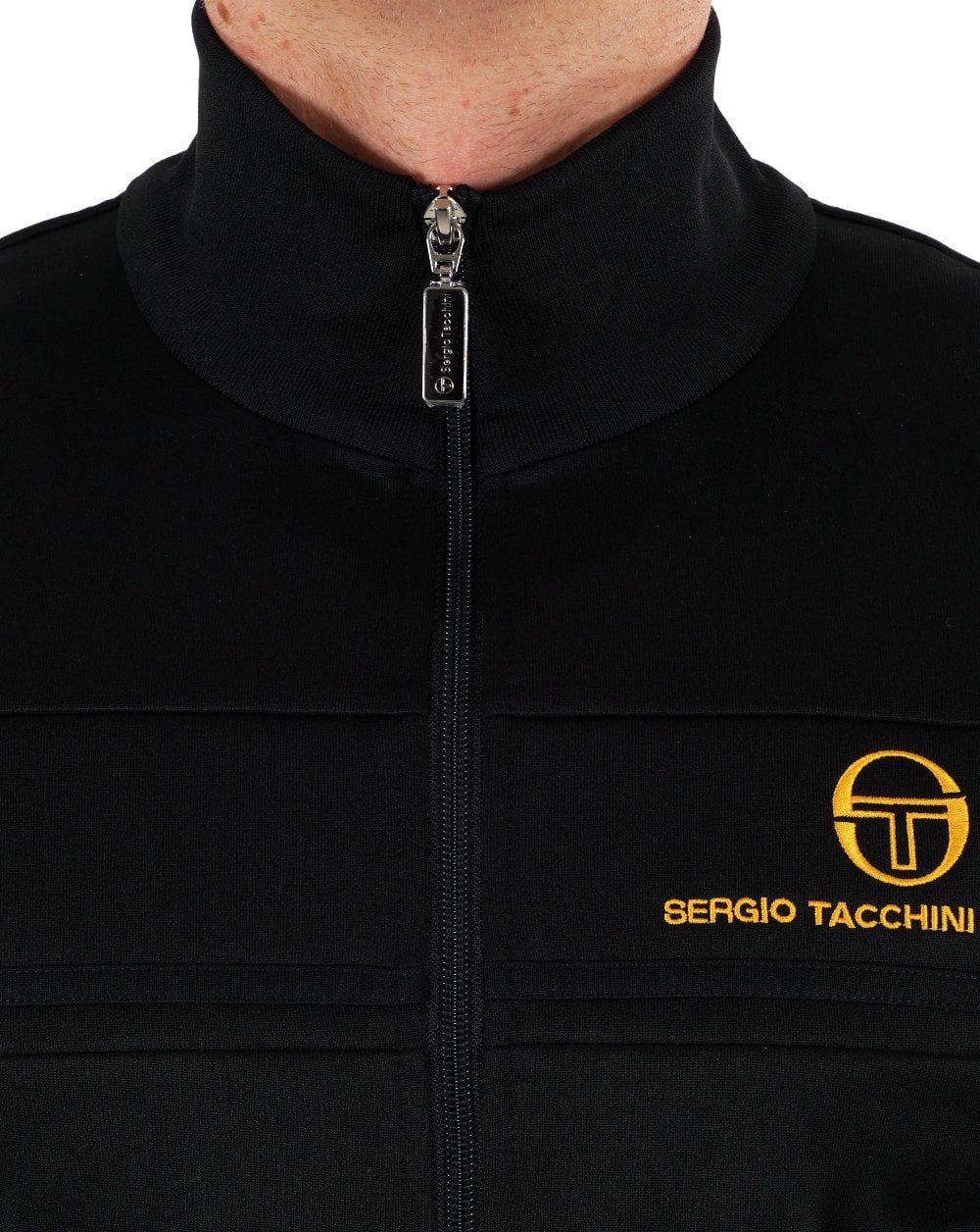 Sergio Tacchini Masters Track Top Black Gold