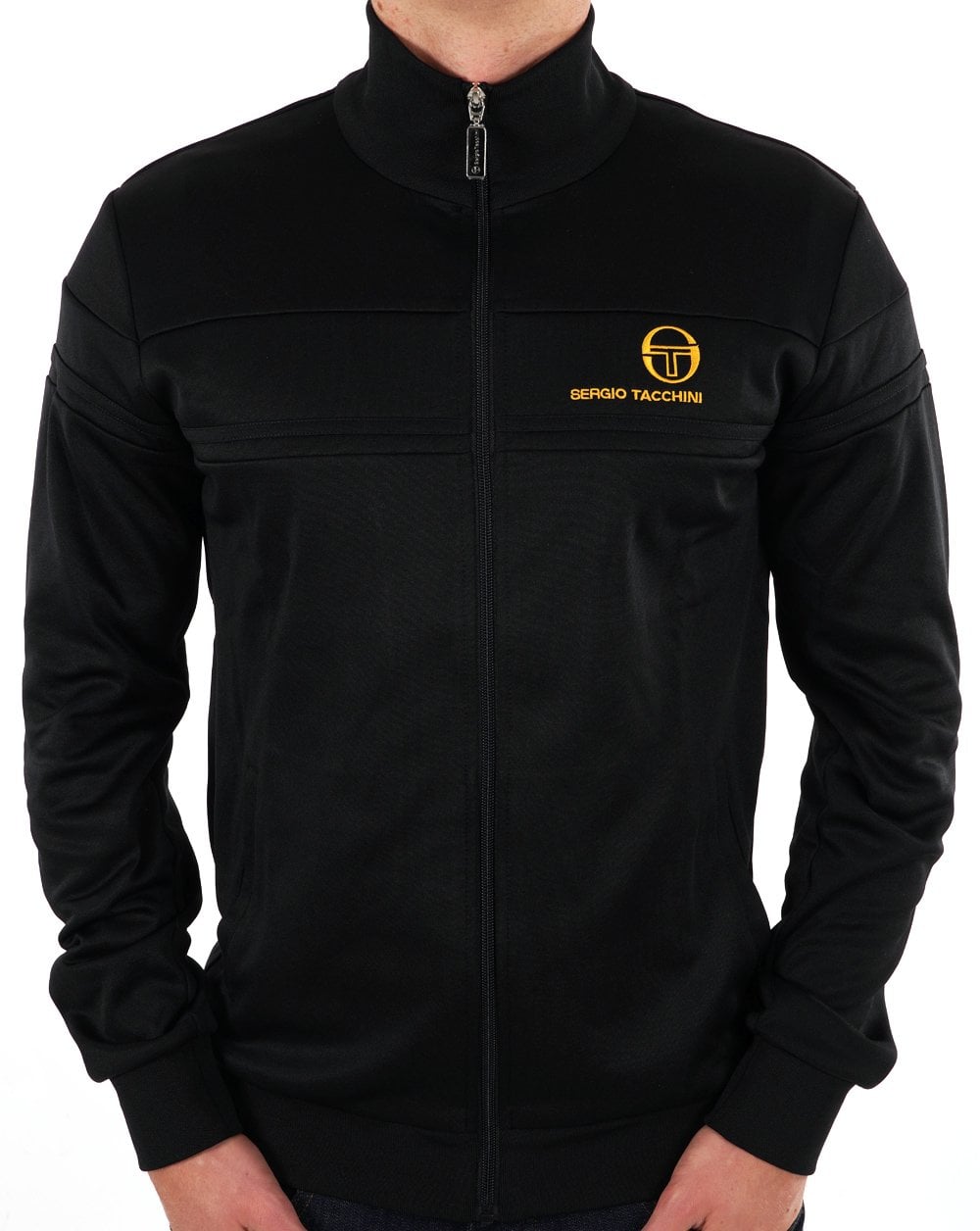 Sergio Tacchini Masters Track Top Black Gold