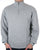 Benetton Quarter Zip Sweatshirt Grey