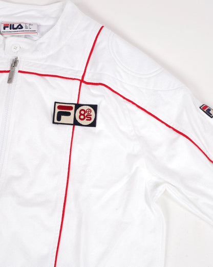 Fila Vintage Pro Badge Terrinda Track Top White/Red