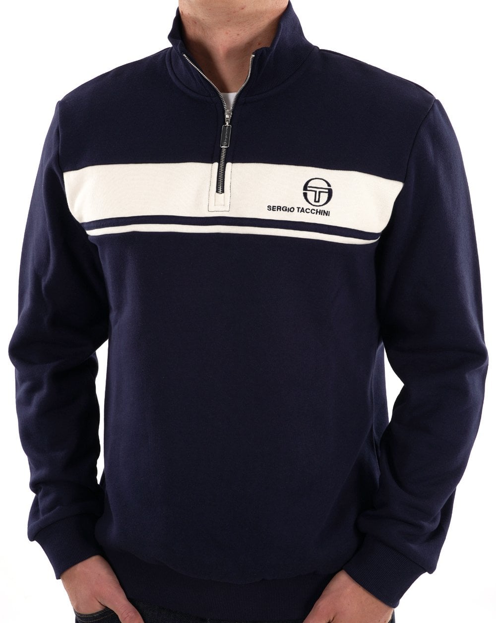 Sergio Tacchini Masters 1/4 Zip Sweat Navy