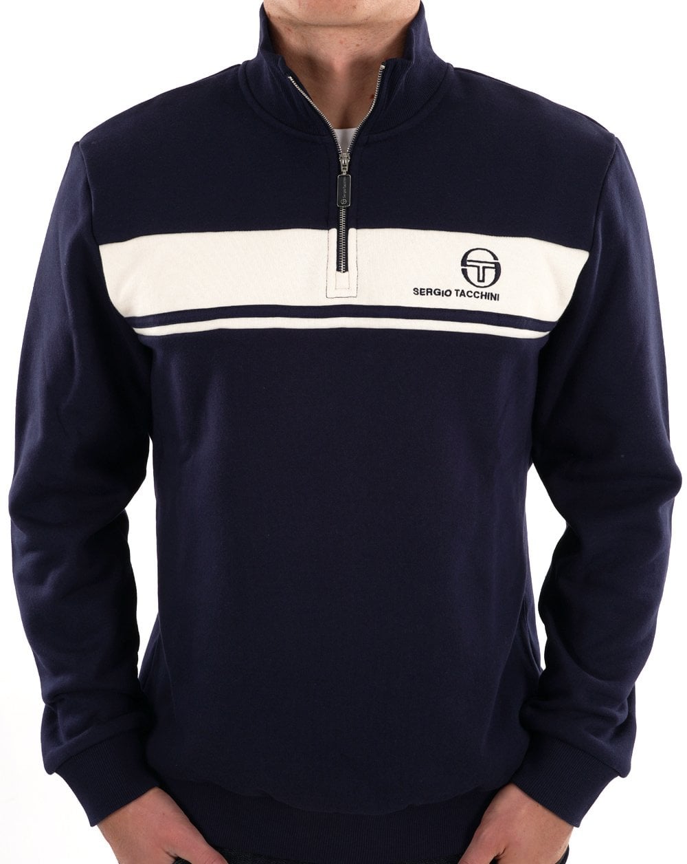 Sergio Tacchini Masters 1/4 Zip Sweat Navy