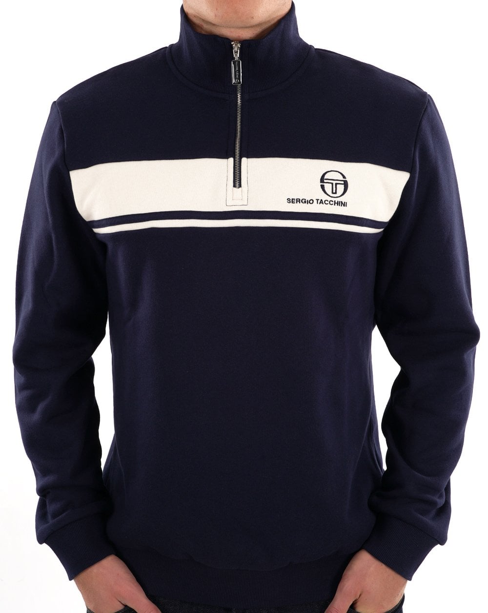 Sergio Tacchini Masters 1/4 Zip Sweat Navy