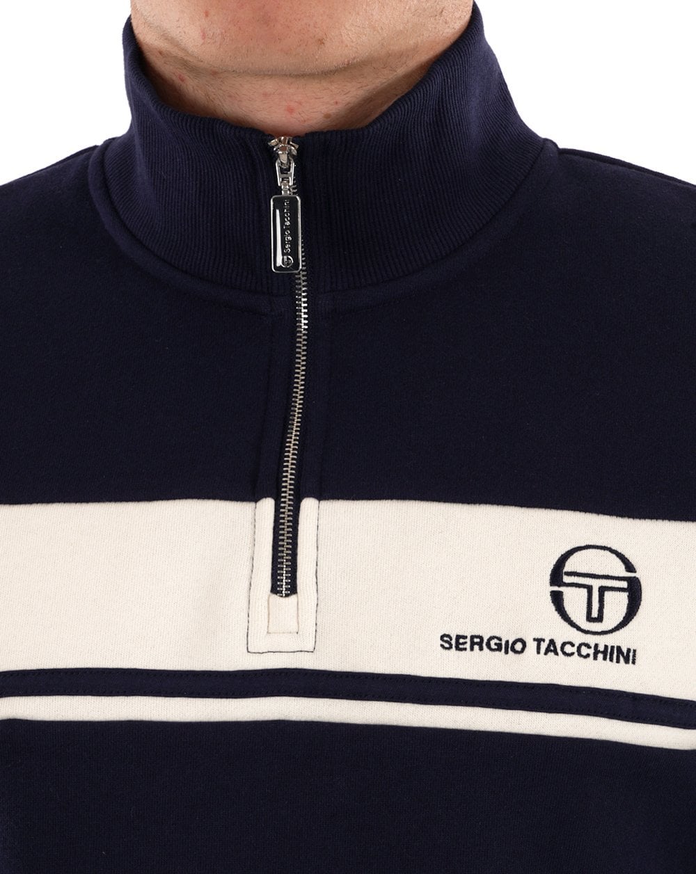 Sergio Tacchini Masters 1/4 Zip Sweat Navy