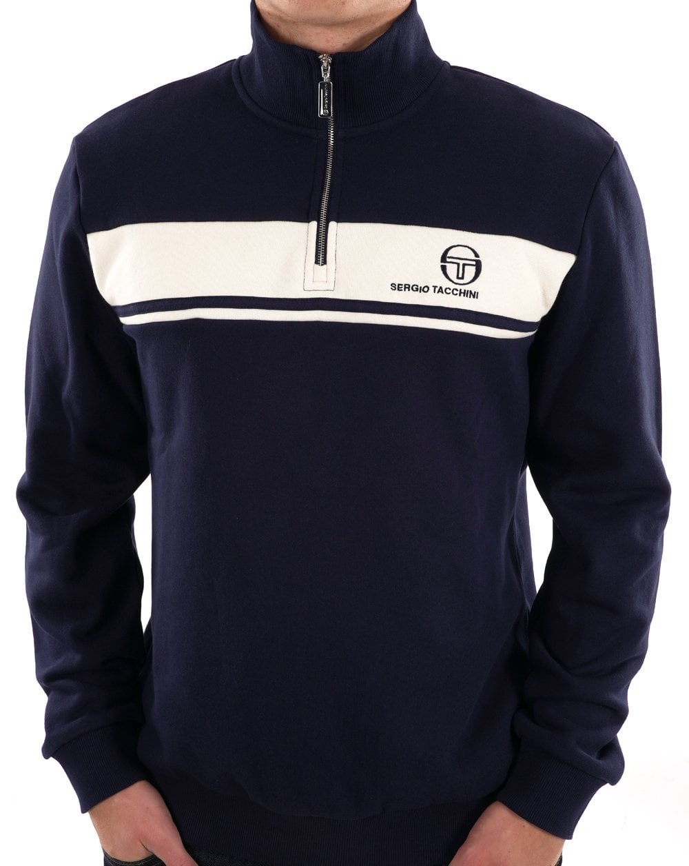 Sergio Tacchini Masters 1/4 Zip Sweat Navy