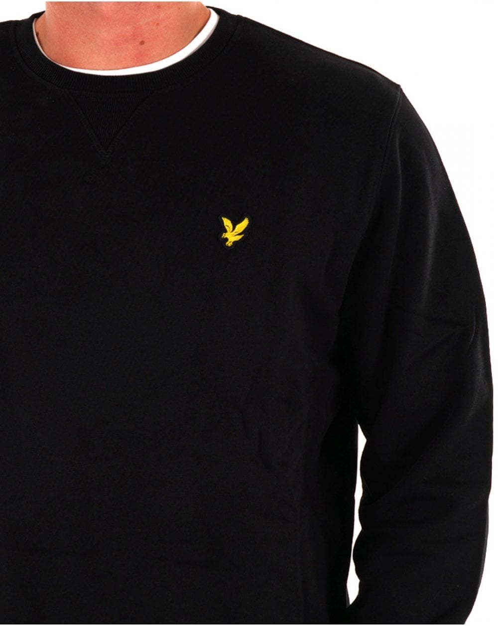 Lyle & Scott Crew Neck Sweatshirt Black
