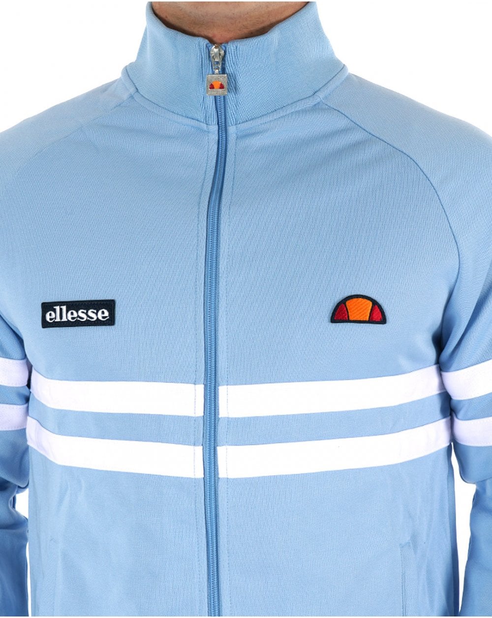Ellesse Rimini Track Top Sky Blue/White