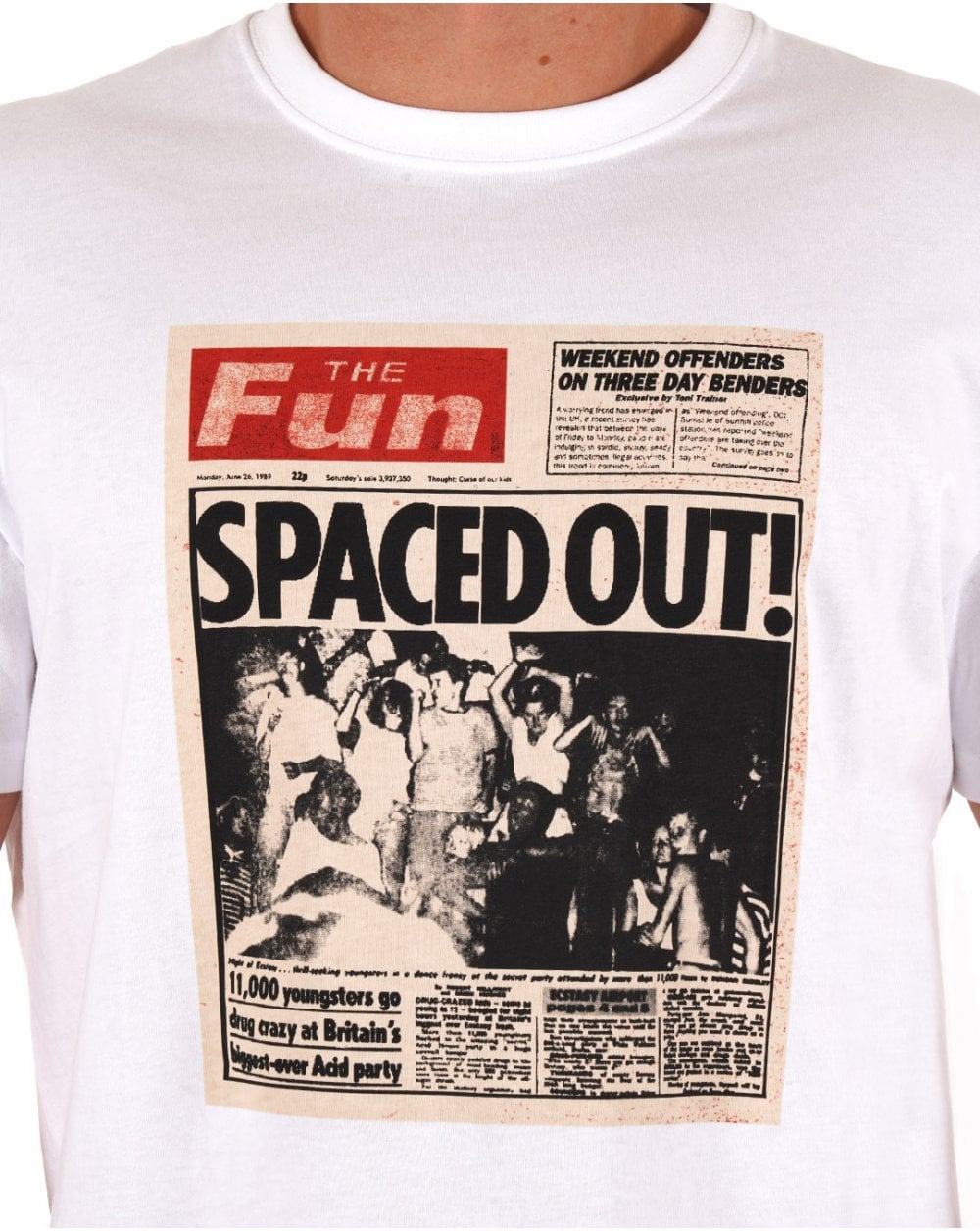 Weekend Offender The Fun Anniversary Tee White