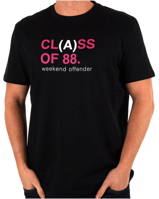 Weekend Offender Class A Anniversary Tee Black