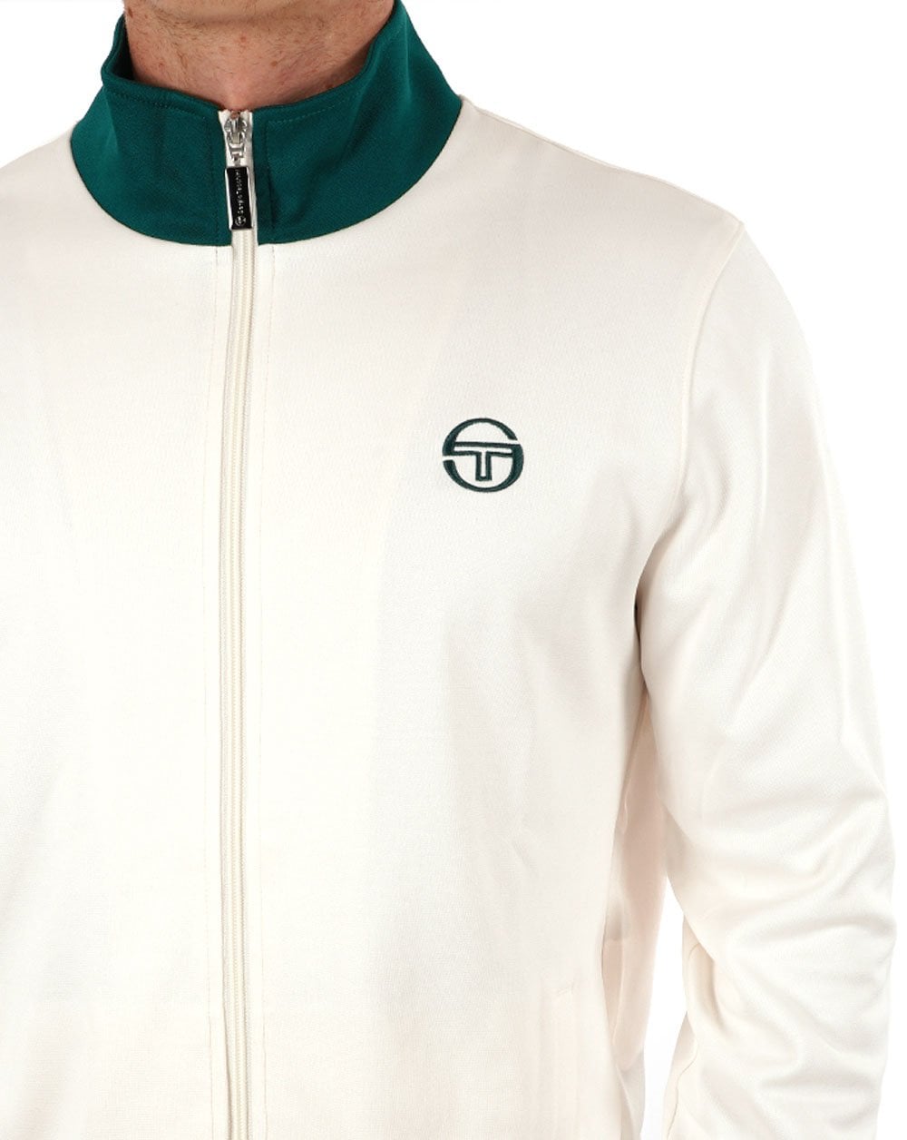 Sergio Tacchini Retro Track Top Gardenia Green