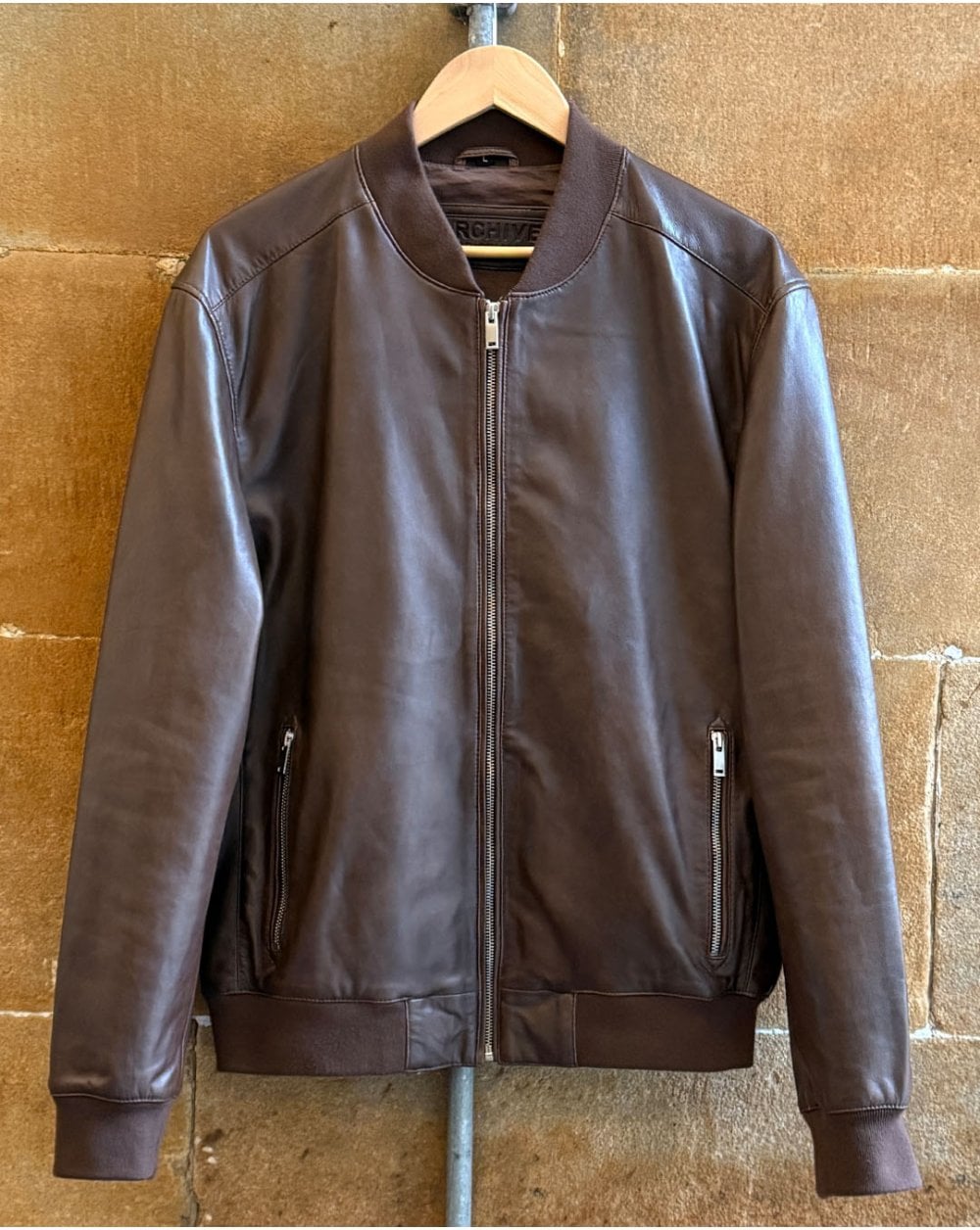 Archive Leathers Bomber Jacket Brown