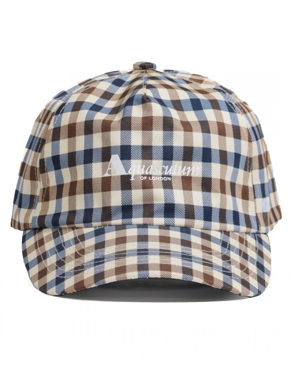 Aquascutum Hydro Logo Baseball Cap Club Check