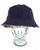 Aquascutum Hydro Macro Reversible Bucket Hat Navy/Large Check