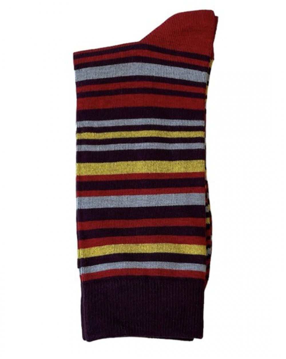Gabicci Vintage Argyle Socks Burgundy