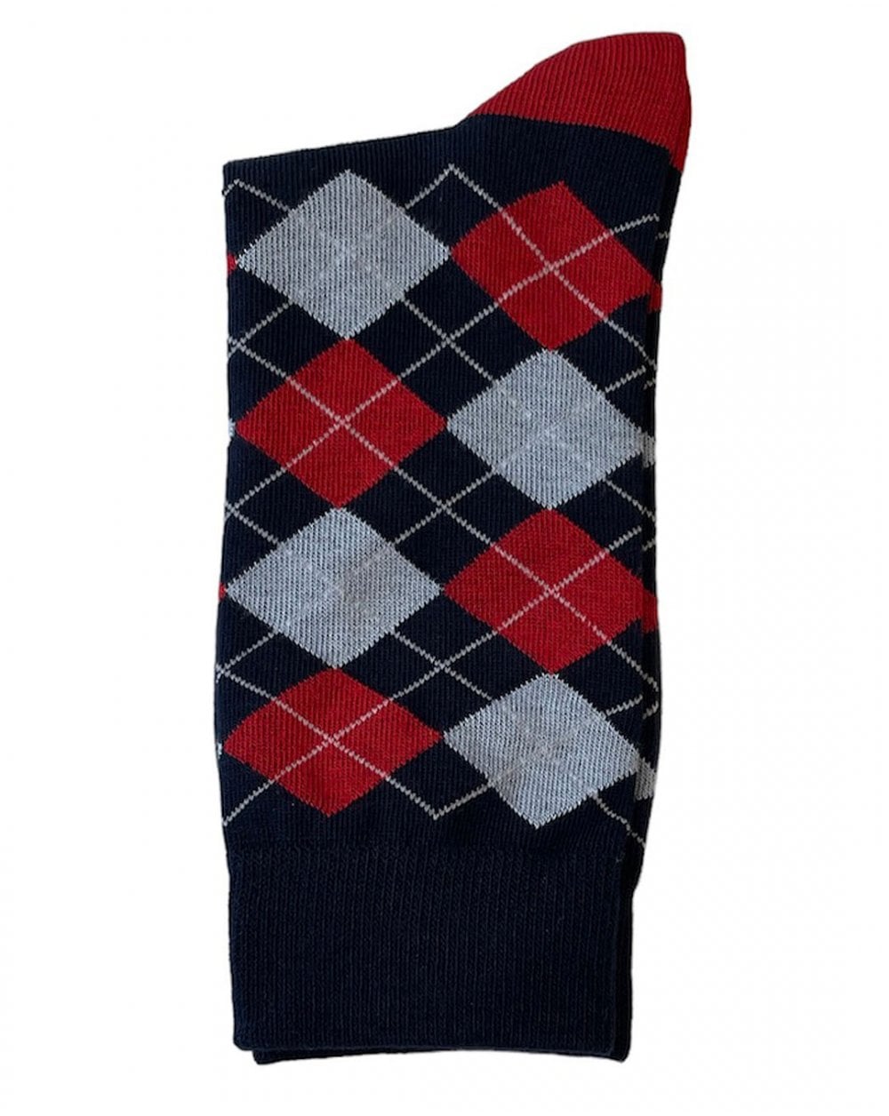 Gabicci Vintage Argyle Socks Navy