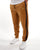 Sergio Tacchini Masters Velour Track Pants Tan / Navy Blue