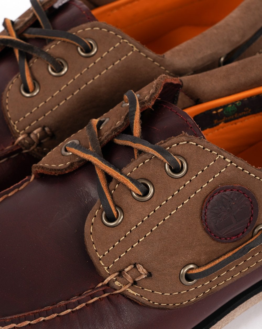 Timberland Authentics 3 Eye Boat Shoes Burgundy