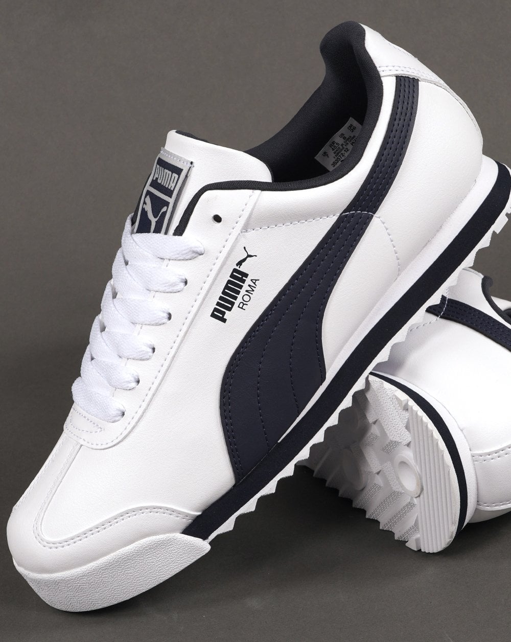 Puma Roma Trainer Exclusive White / DK Navy
