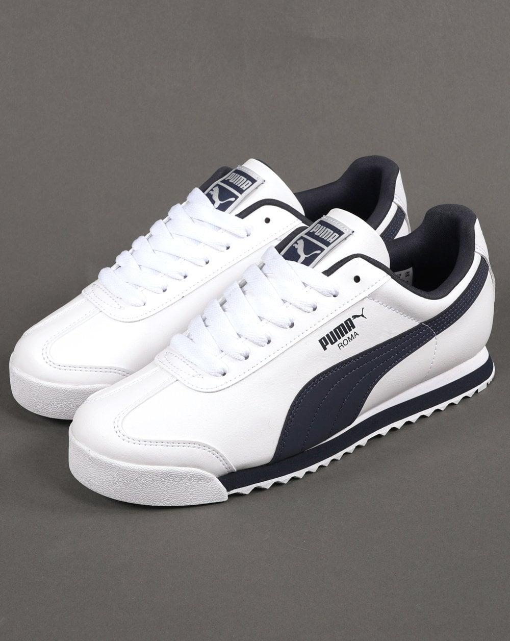 Puma Roma Trainer Exclusive White / DK Navy