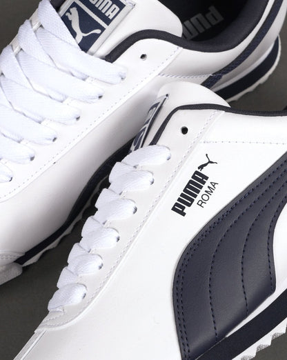 Puma Roma Trainer Exclusive White / DK Navy