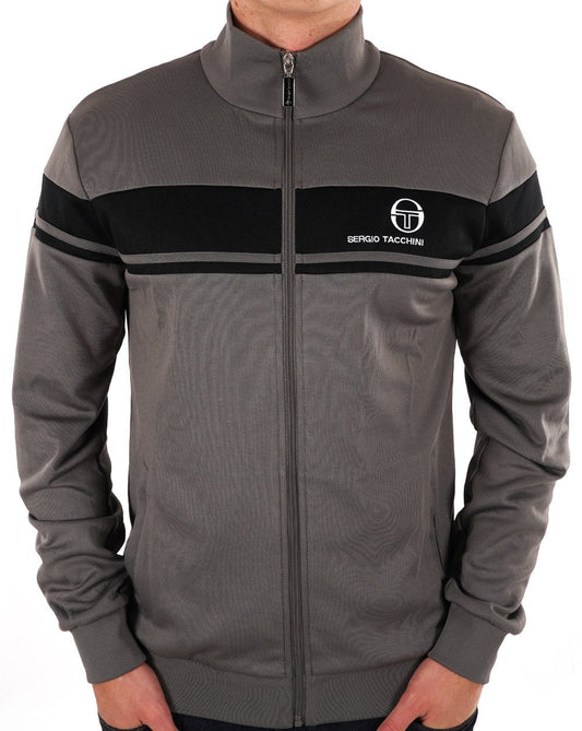 Sergio Tacchini Masters Track Top Grey Black