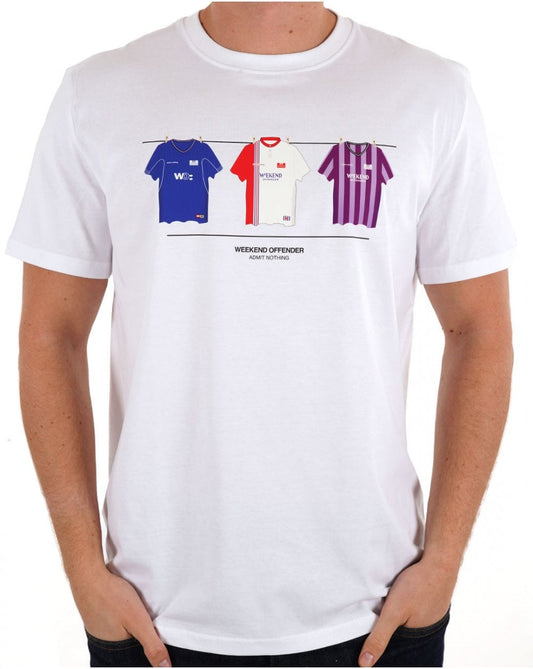 Weekend Offender Weekend Offender Rangers T-shirt New White/Blue