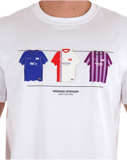 Weekend Offender Weekend Offender Rangers T-shirt New White/Blue