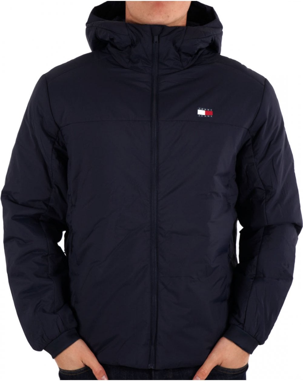 Tommy Jeans Lightweight Hooded Jacket Navy