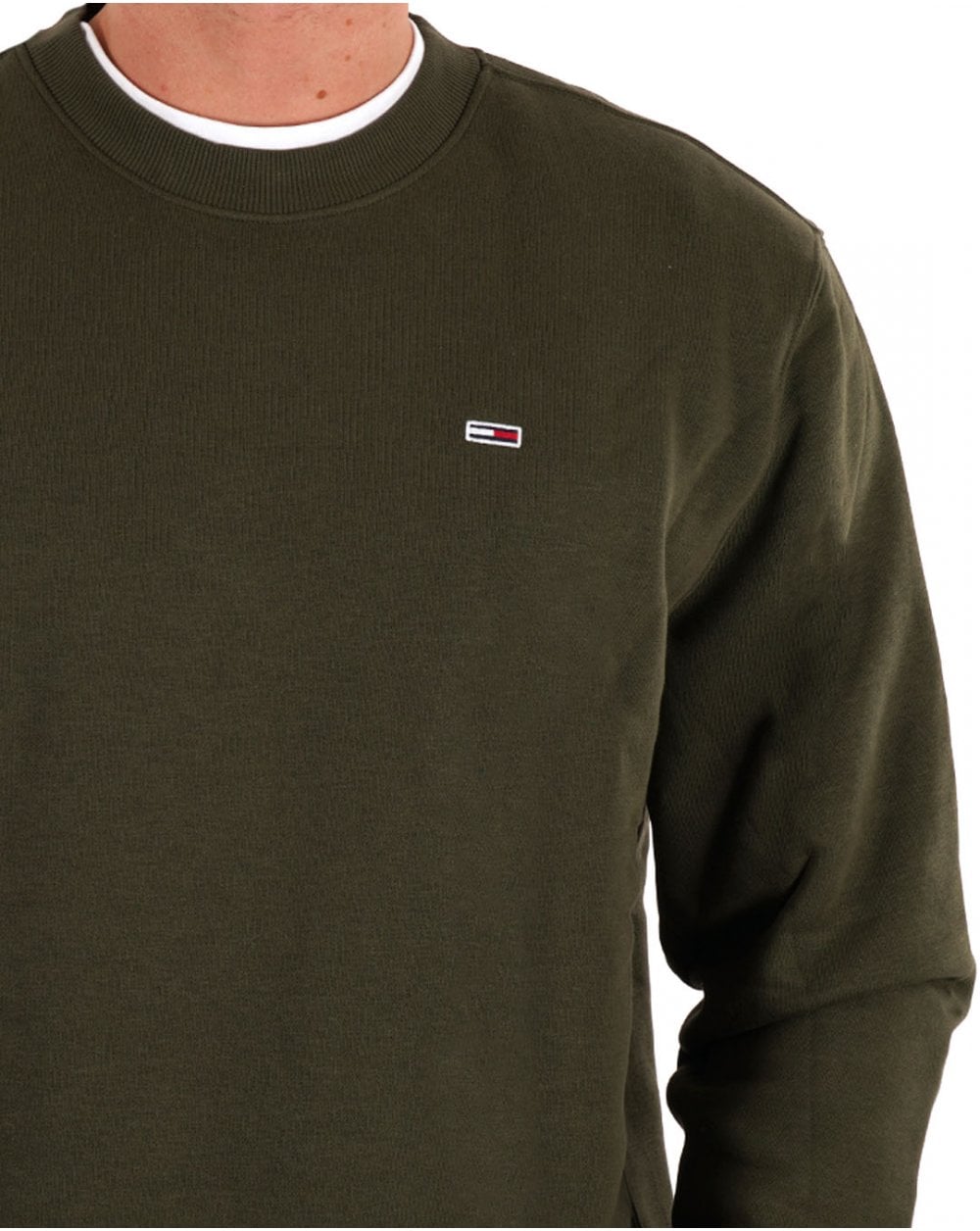Tommy Jeans Crew Sweatshirt Green