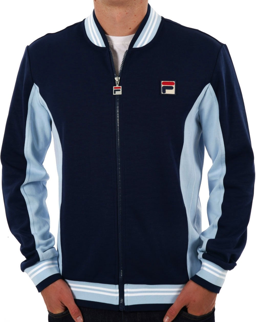 Fila Vintage Mk1 Settanta Track Top Navy Sky