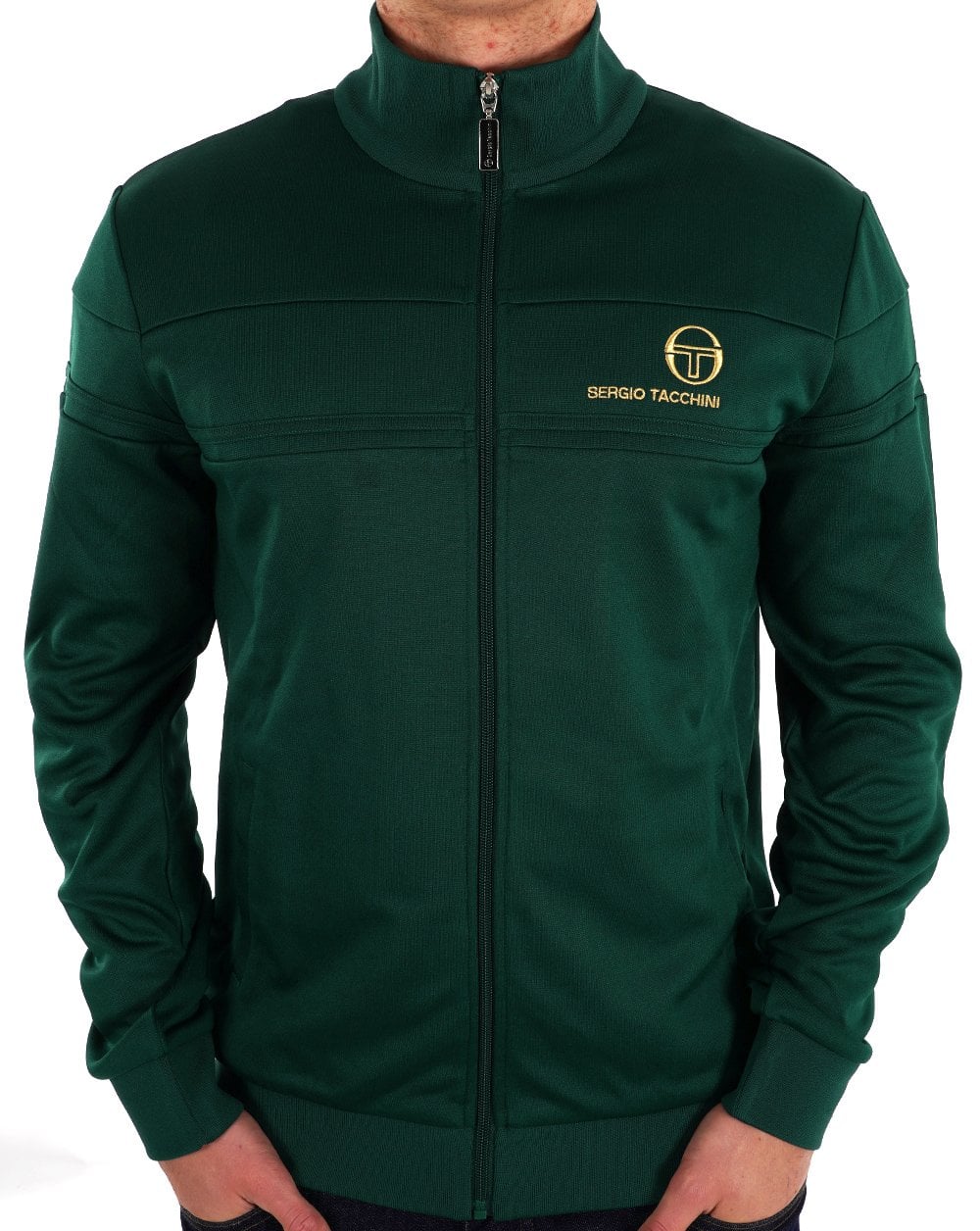 Sergio Tacchini Masters Track Top Green / Gold