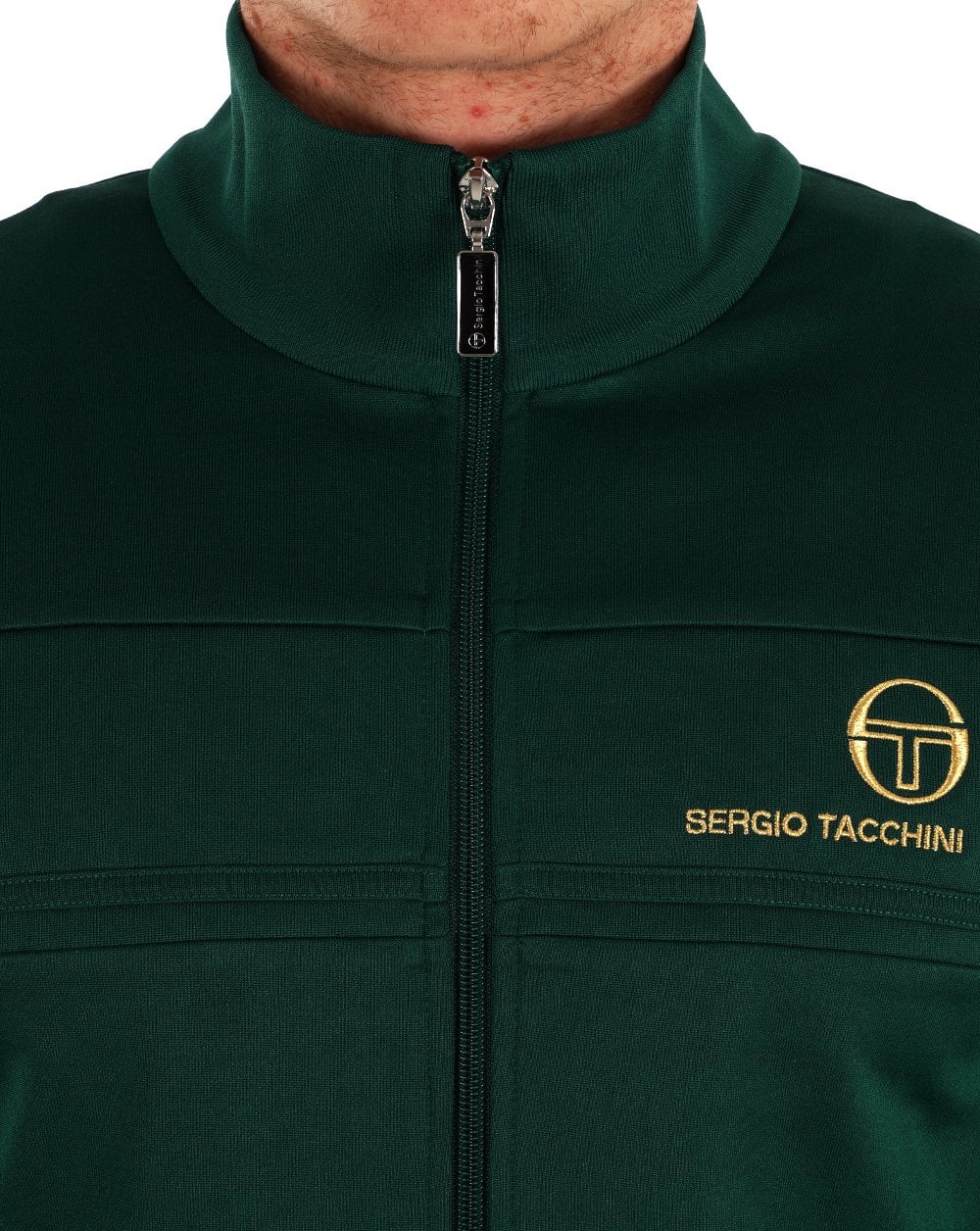 Sergio Tacchini Masters Track Top Green / Gold