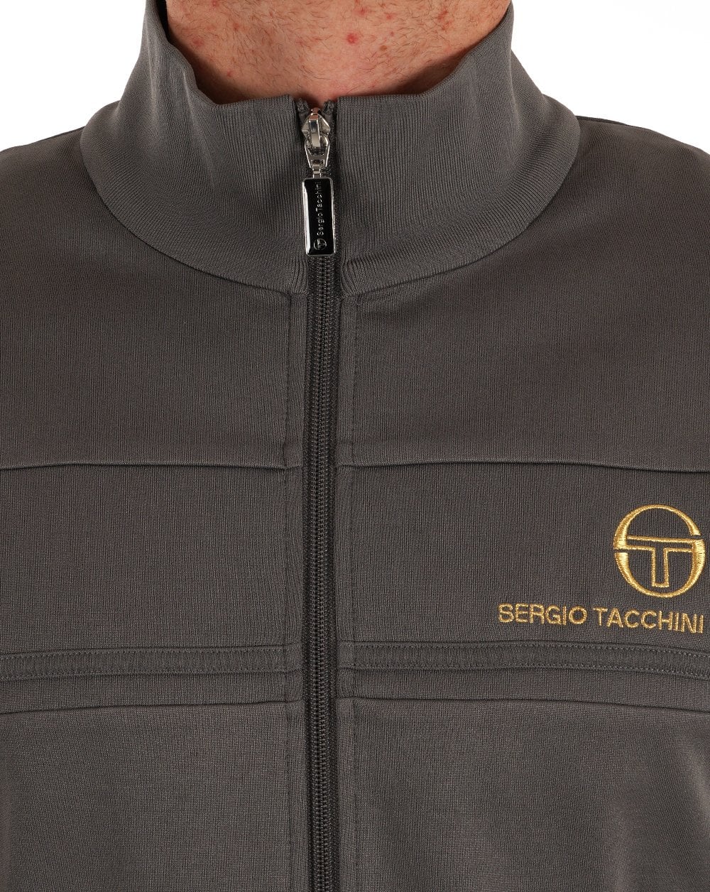Sergio Tacchini Masters Track Top Grey Gold