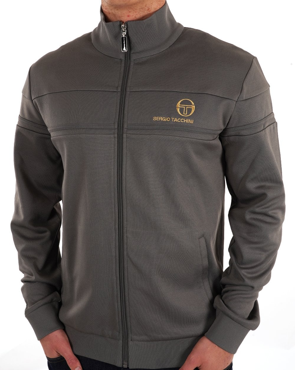 Sergio Tacchini Masters Track Top Grey Gold