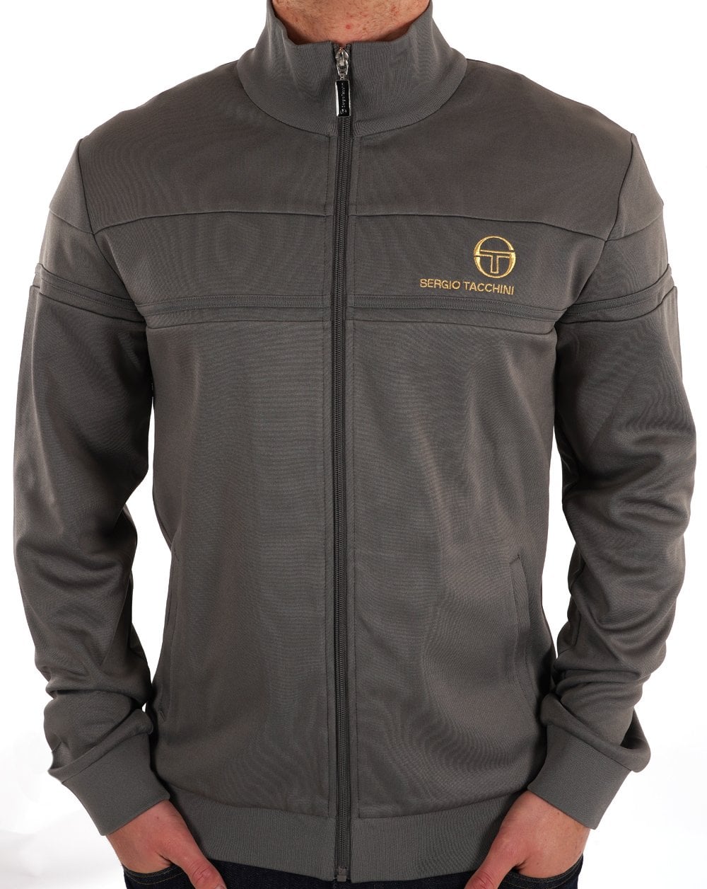 Sergio Tacchini Masters Track Top Grey Gold