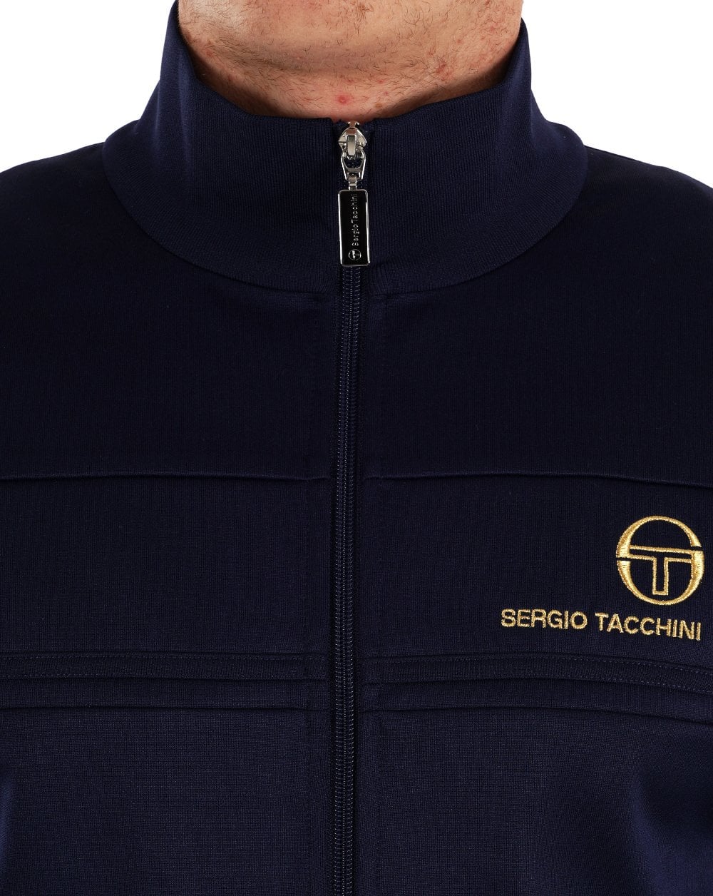 Sergio Tacchini Masters Track Top Navy Gold