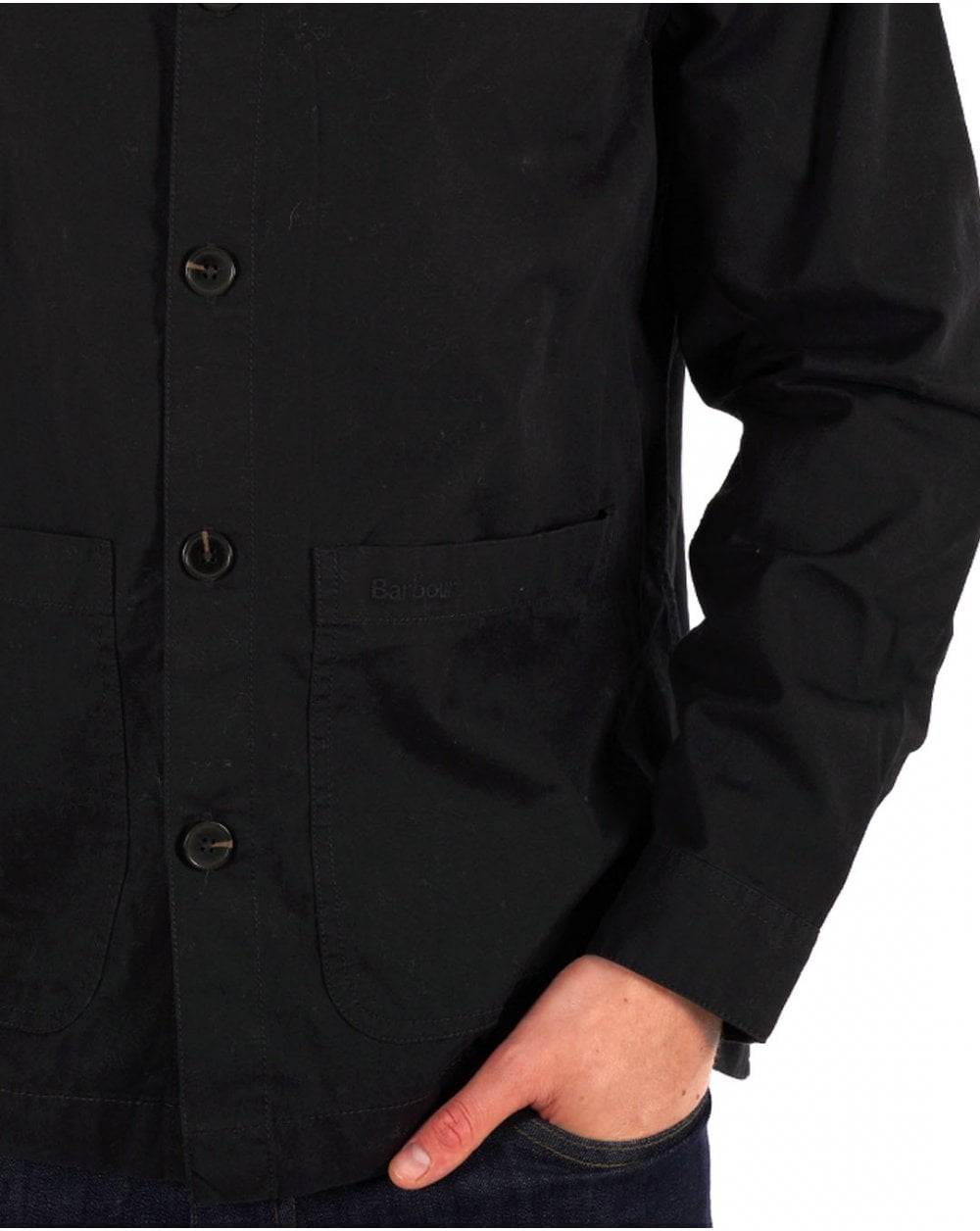 Barbour Cole Overshirt Black