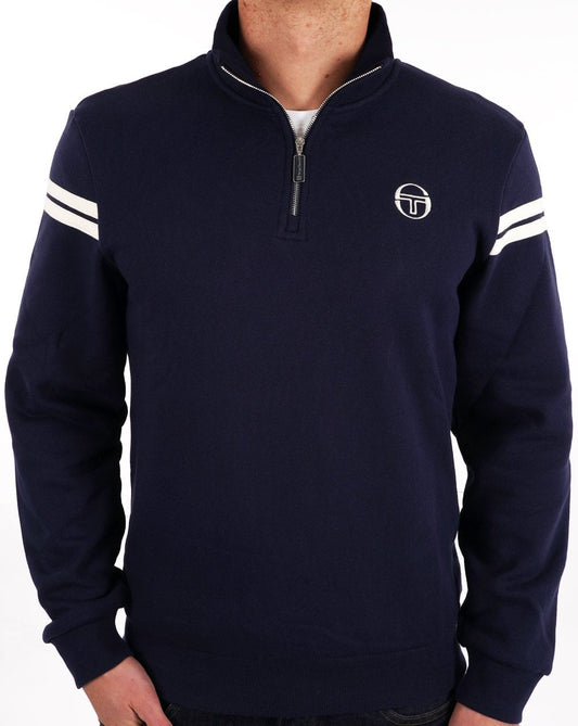 Sergio Tacchini 1/4 Zip Maurizo Sweat Navy