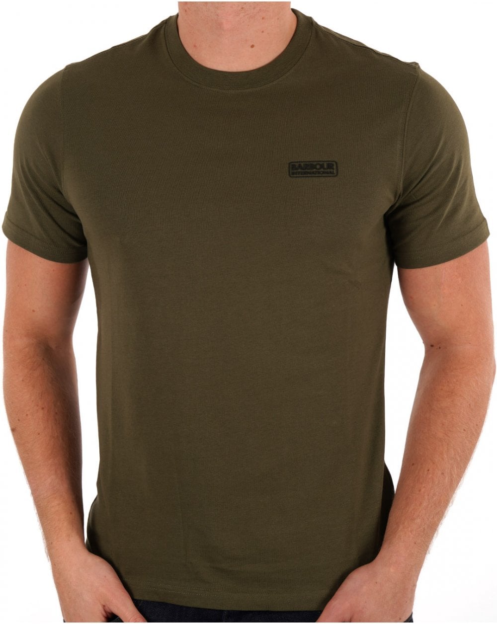 Barbour International Small Logo T-shirt Uniform Green
