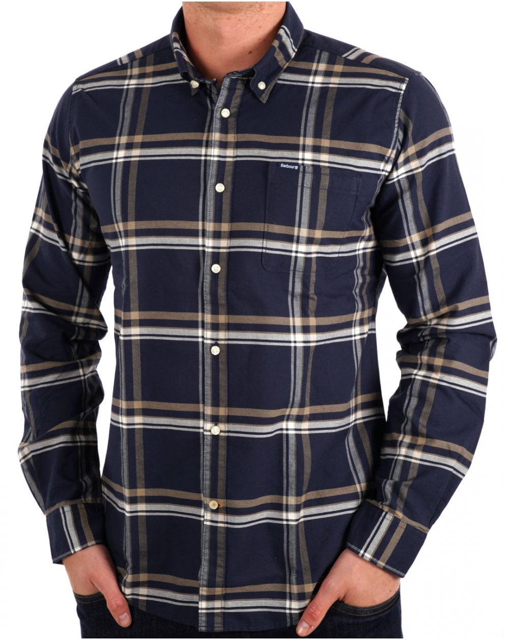 Barbour Nethertown Tailored Shirt Navy
