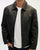 Archive Leathers Shirt Collar leather Jacket Black