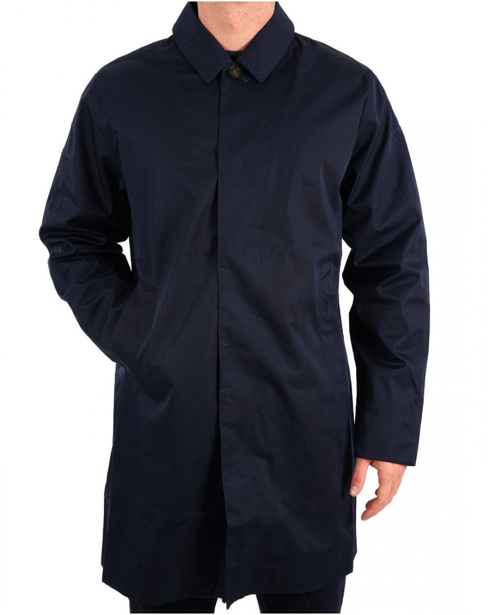 Barbour Lorden Waterproof Mac Navy