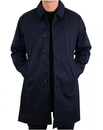 Barbour Lorden Waterproof Mac Navy