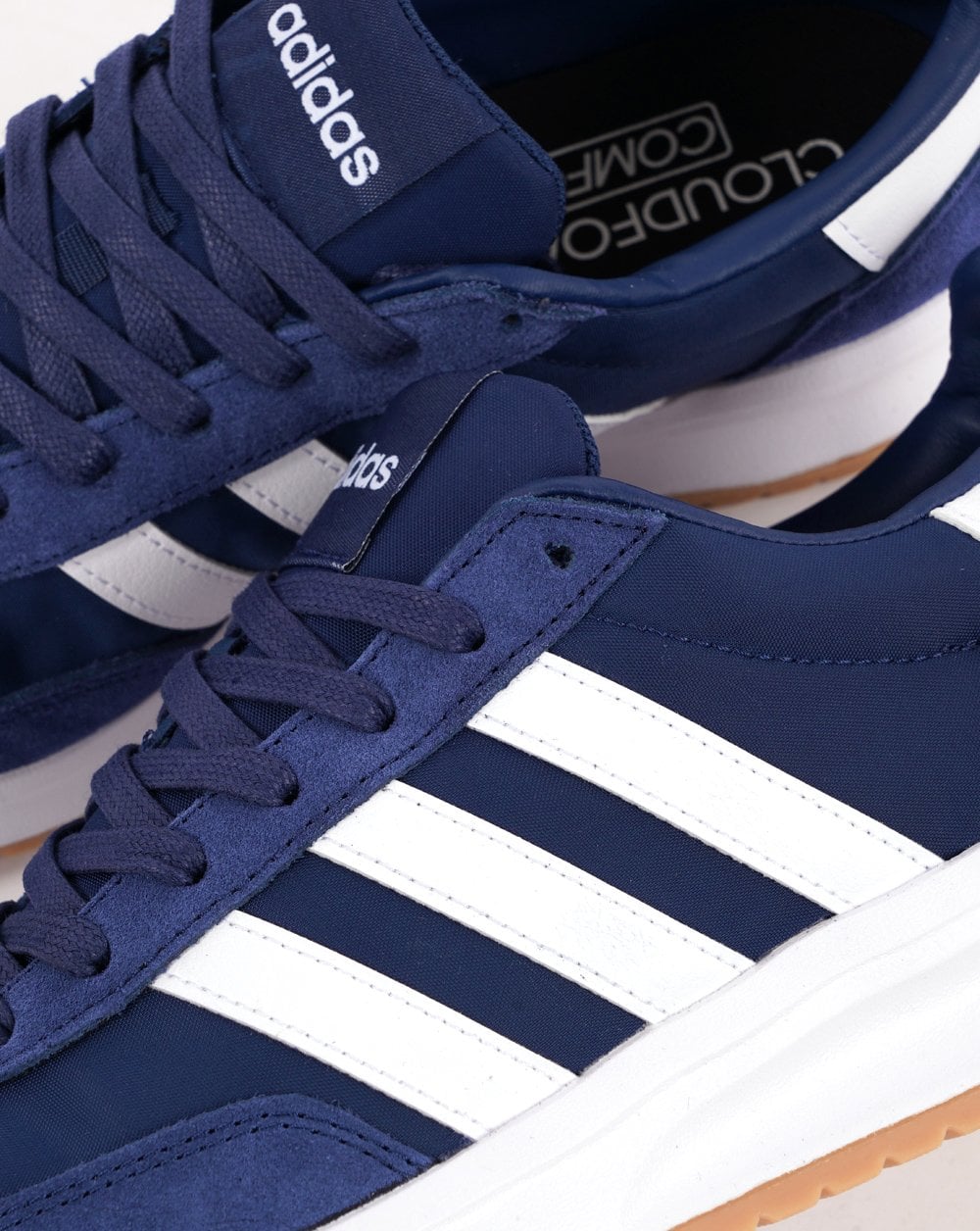 Adidas Run 70s 2.0 Trainers Dark Blue/White