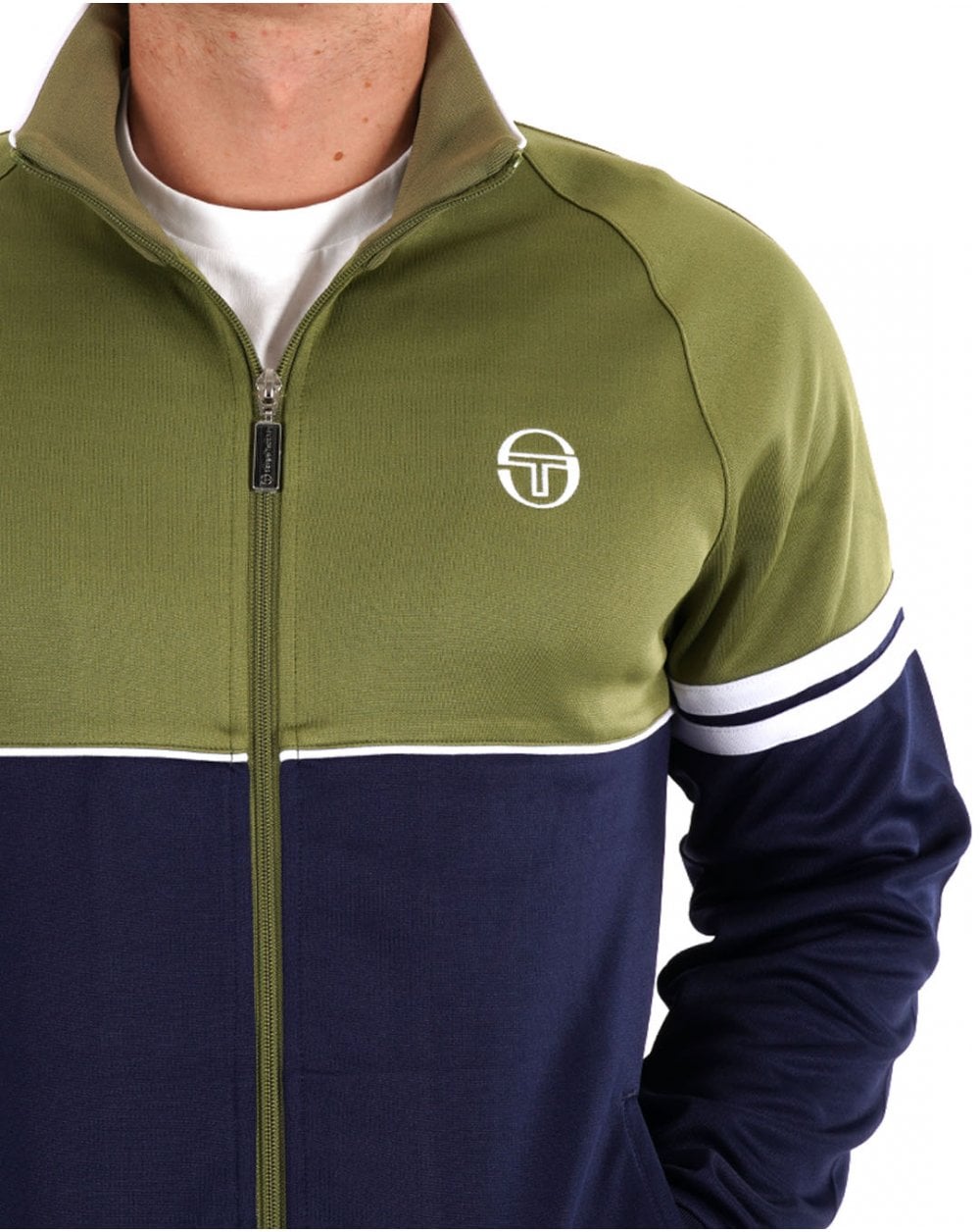 Sergio Tacchini Orion Track Top Olive / Navy