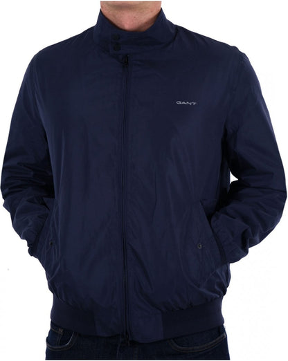 Gant Lightweight Harrington Jacket Navy Blue