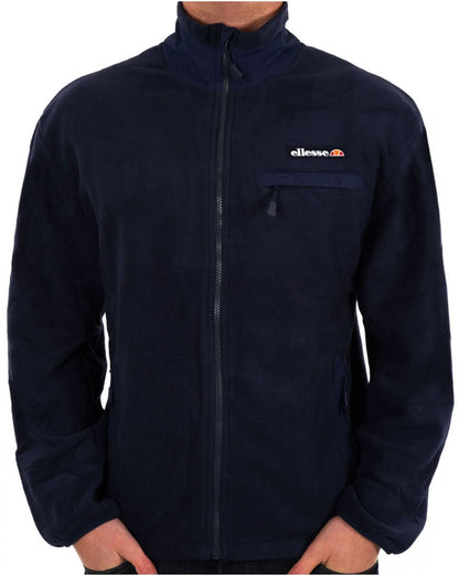 Ellesse Fleece Zip Top Navy