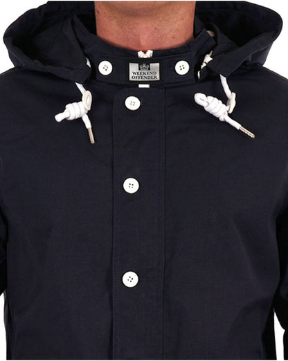 Weekend Offender Naz Fishermans Jacket Navy