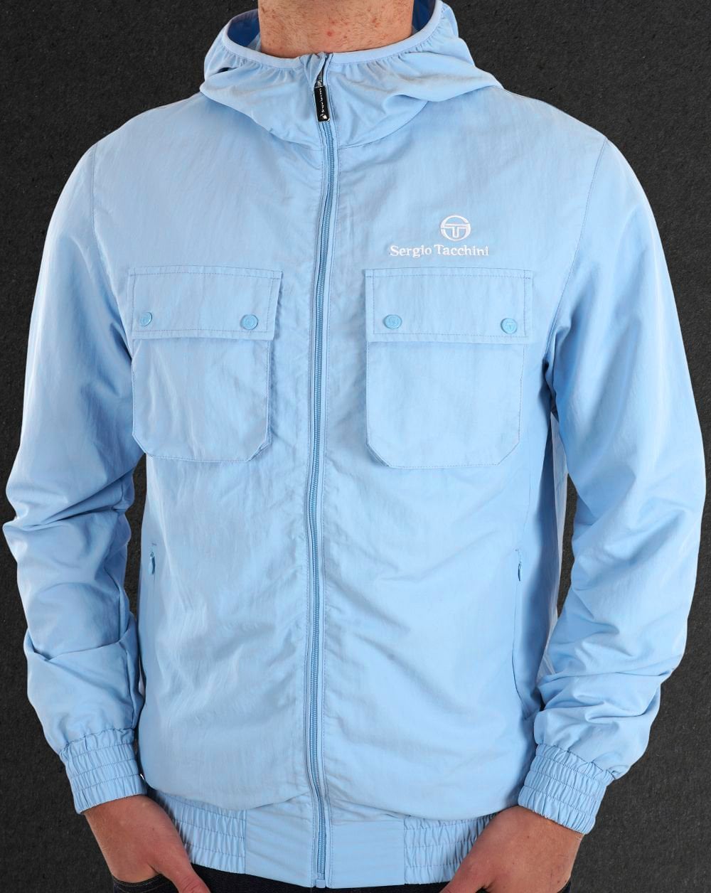 Sergio Tacchini Terrace Pocket Jacket Sky Blue