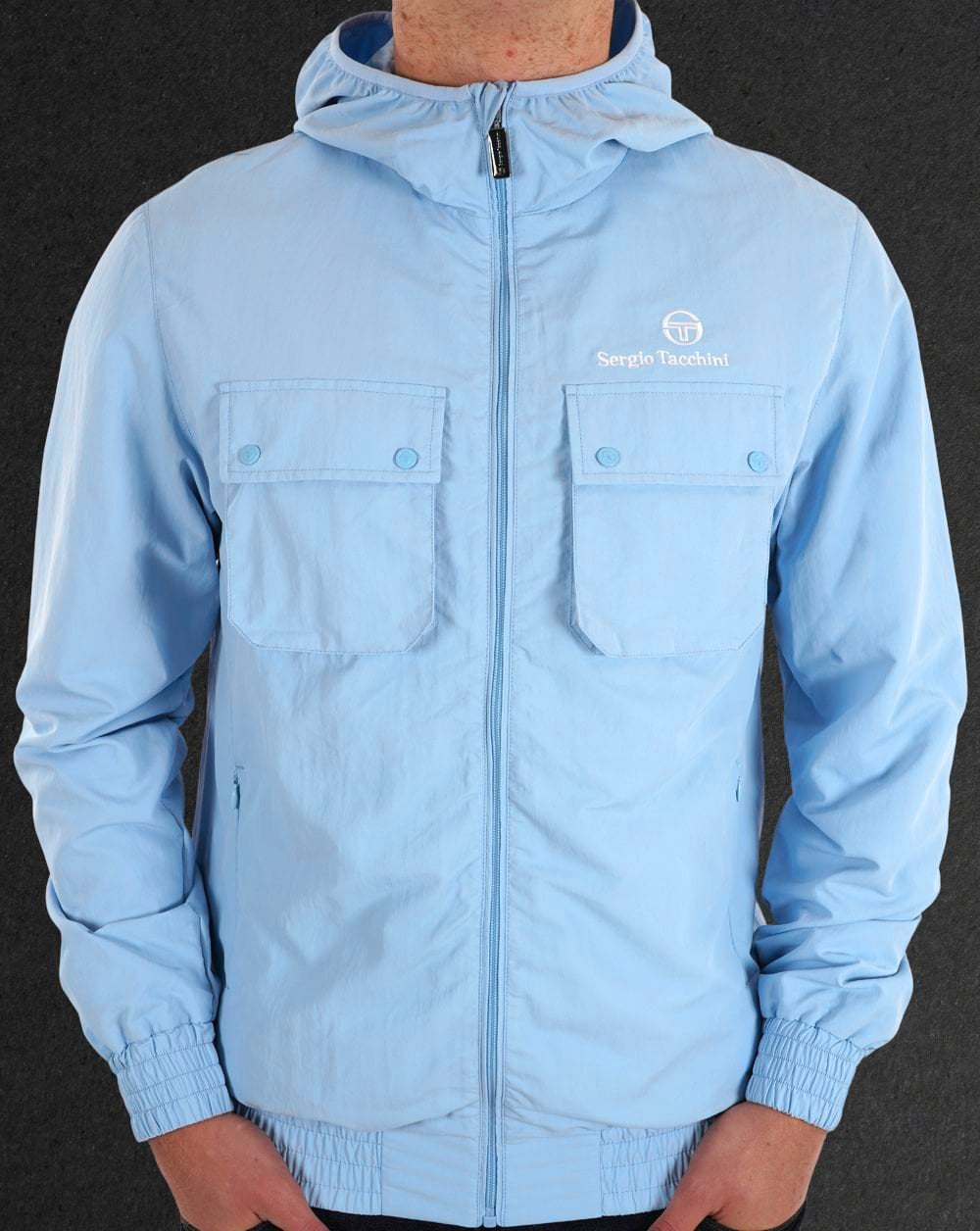 Sergio Tacchini Terrace Pocket Jacket Sky Blue